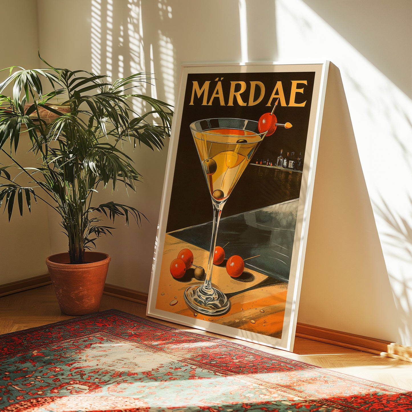 Martini Cocktail Poster