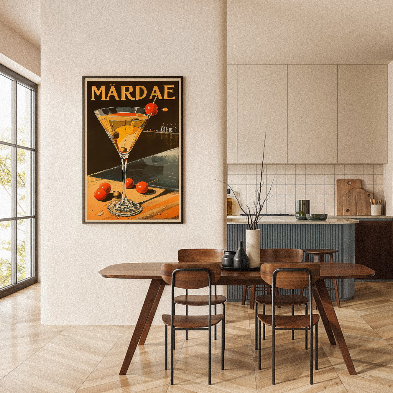Martini Cocktail Poster