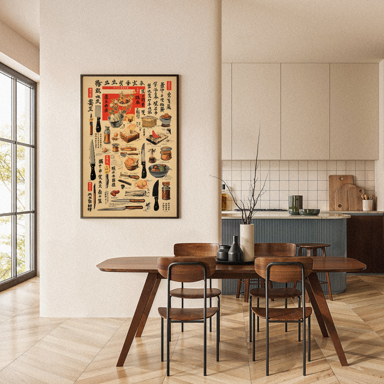 Japanese Kitchen Utensils Poster