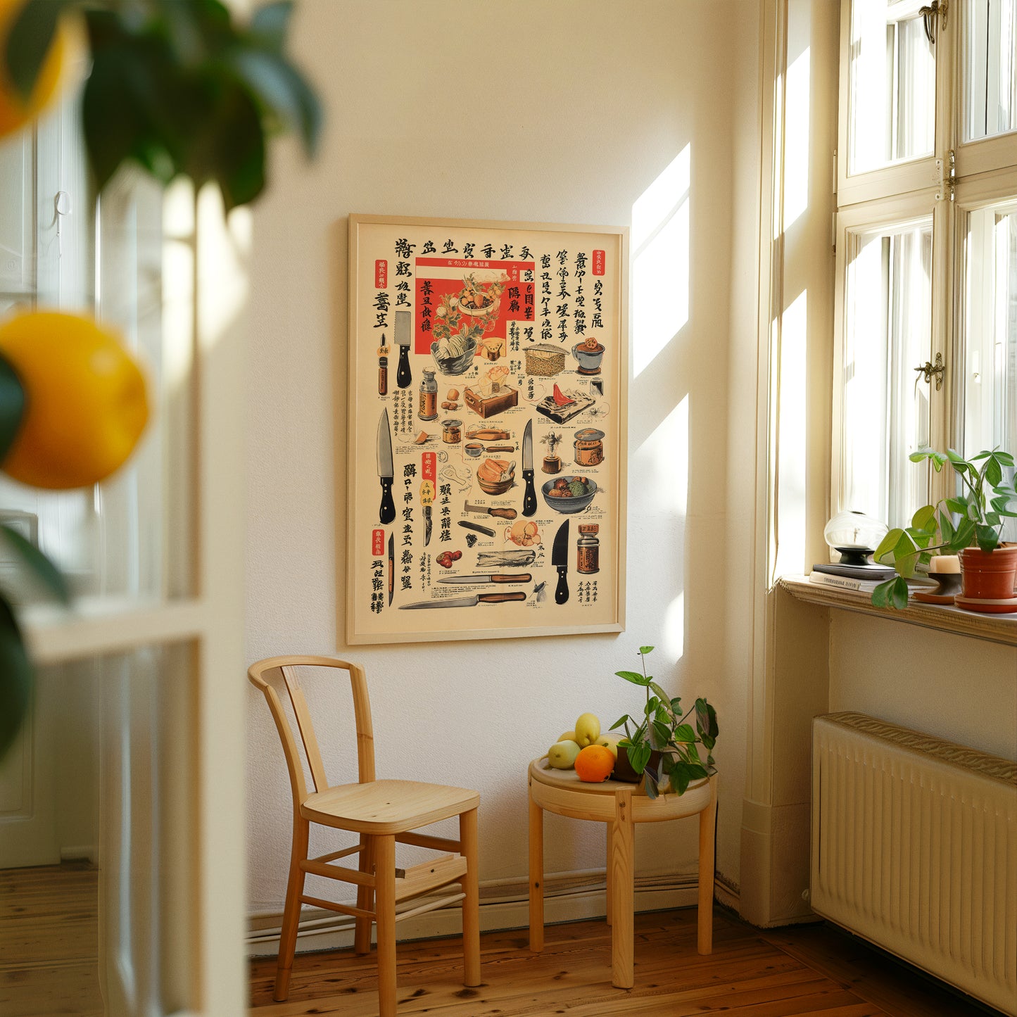 Japanese Kitchen Utensils Poster