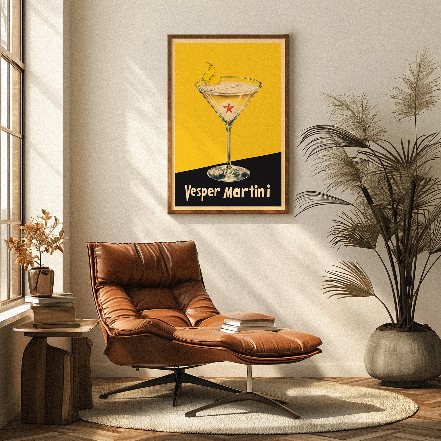 Vesper Martini Cocktail Poster