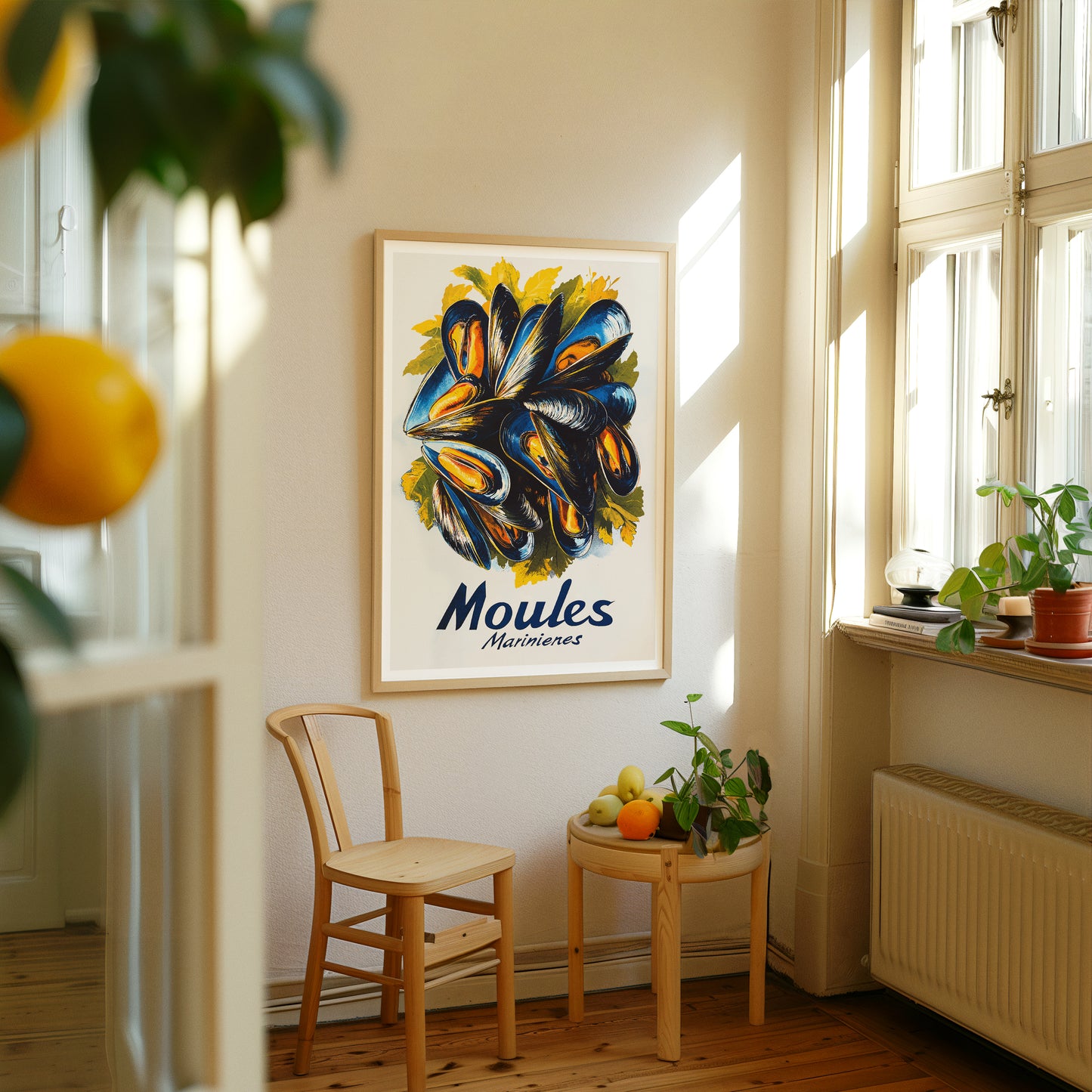 Moules Marinieres - Mussels Poster