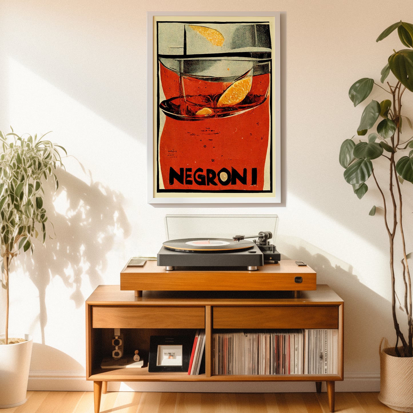 Poster Negroni Mid-Century Modern