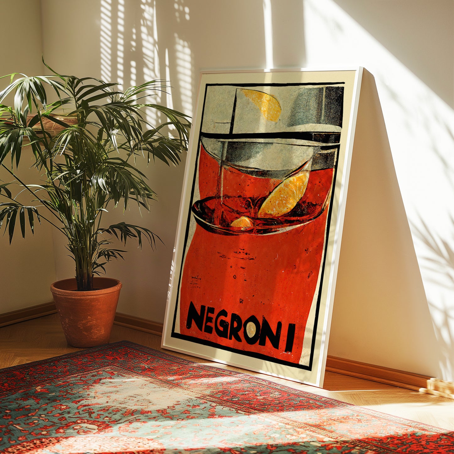 Poster Negroni Mid-Century Modern
