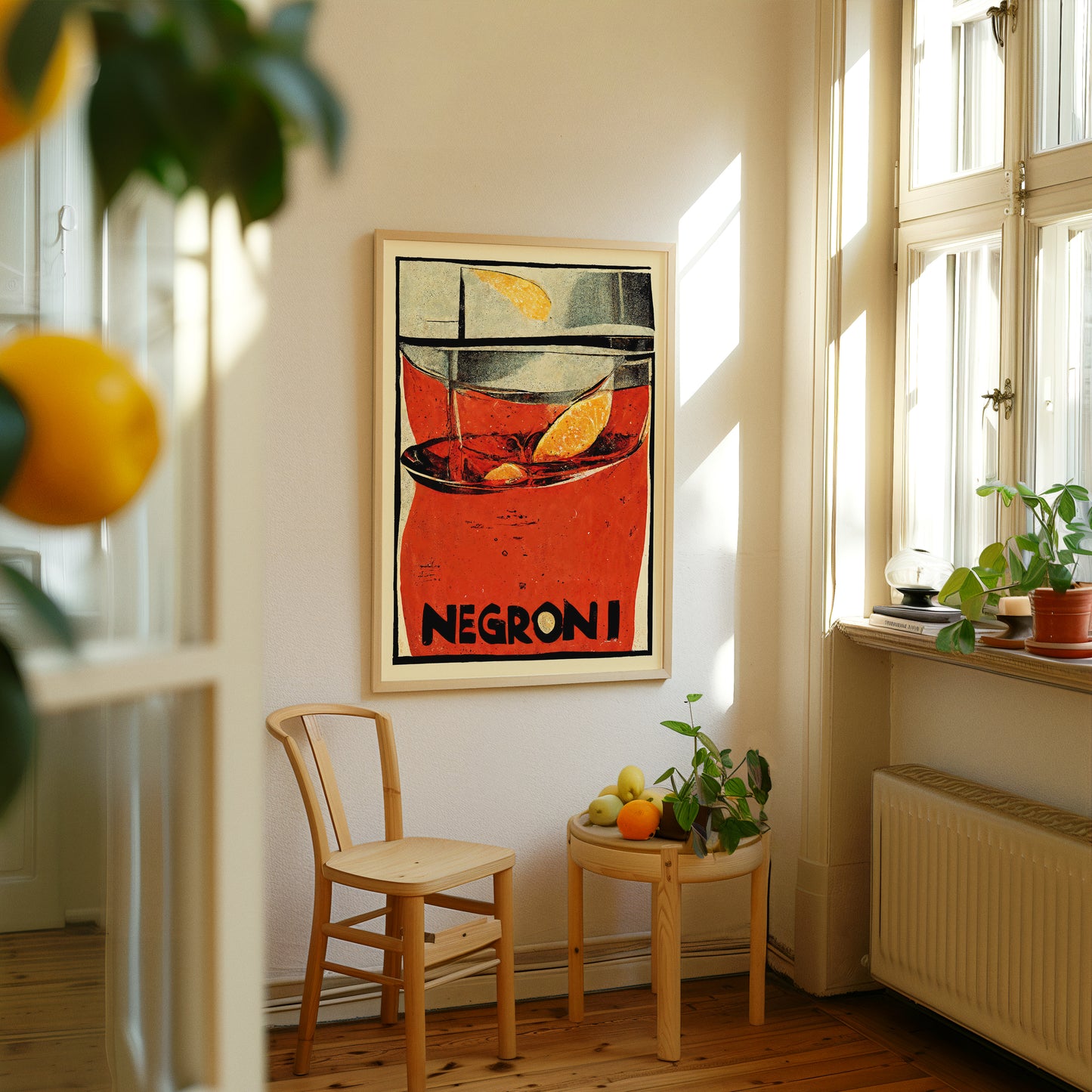 Poster Negroni Mid-Century Modern