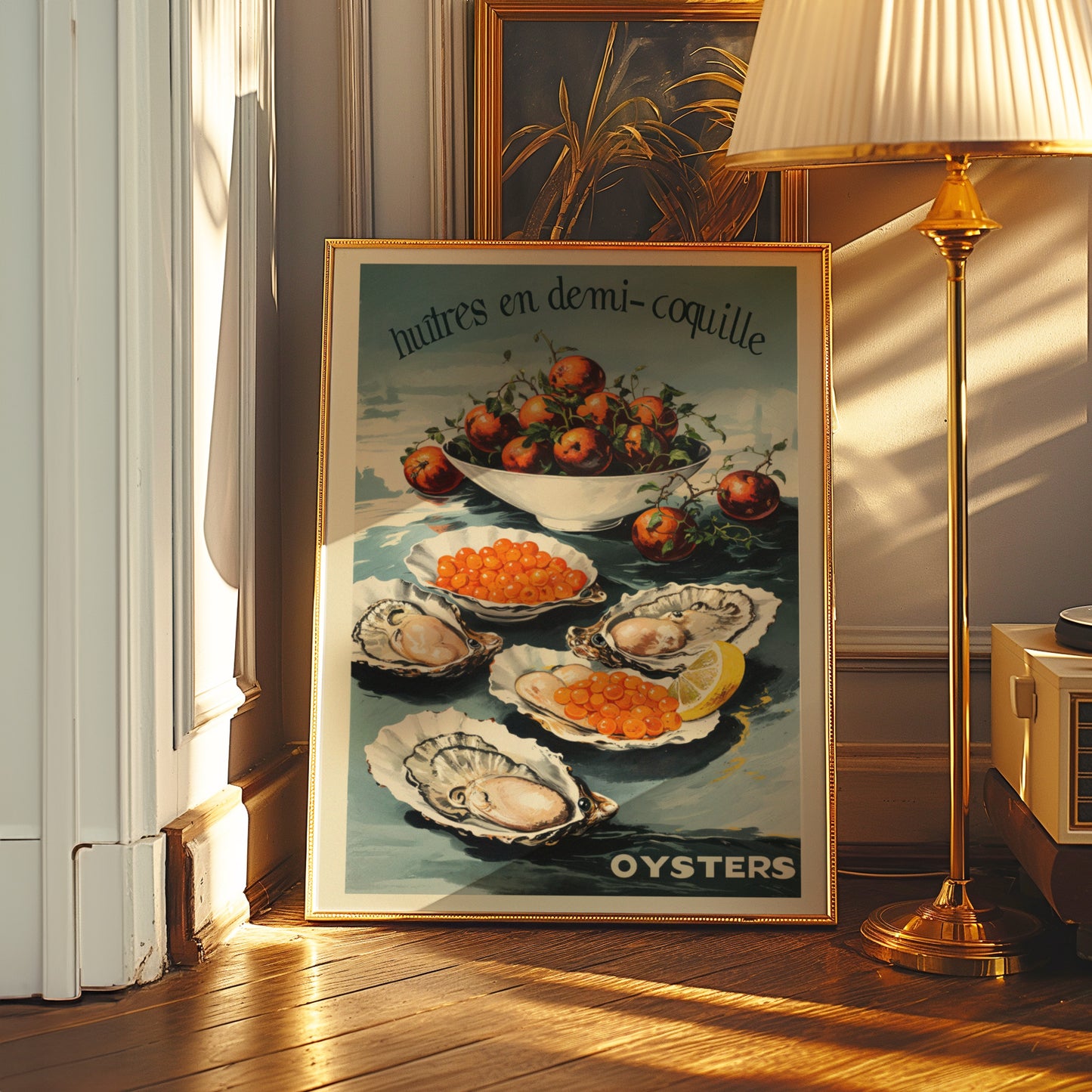 Oysters on the Half Shell Poster