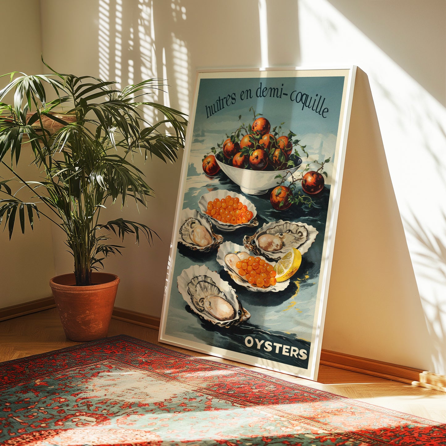 Oysters on the Half Shell Poster