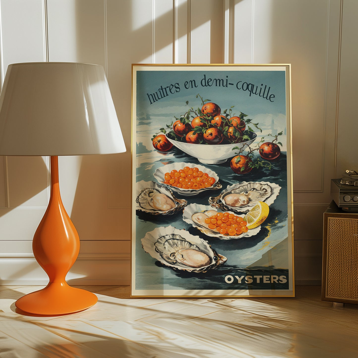 Oysters on the Half Shell Poster
