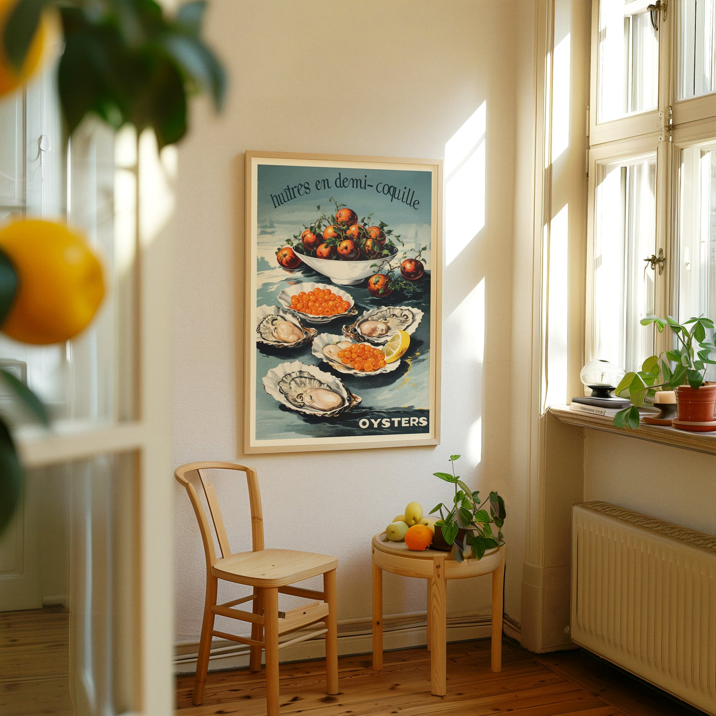 Oysters on the Half Shell Poster