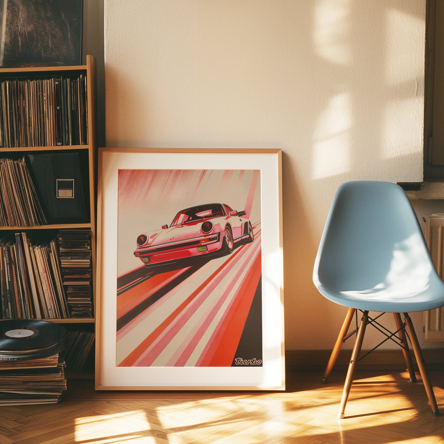 Retro Porsche 911 Turbo Poster