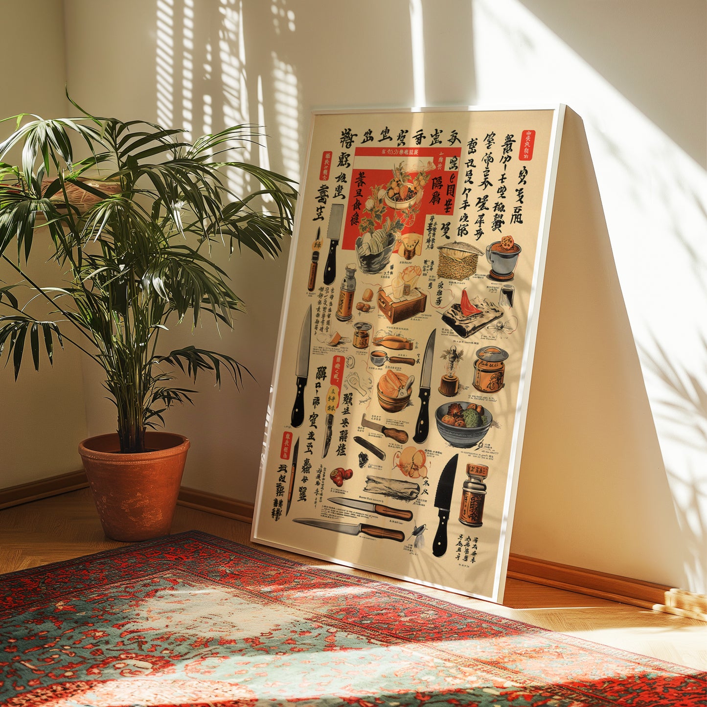 Japanese Kitchen Utensils Poster