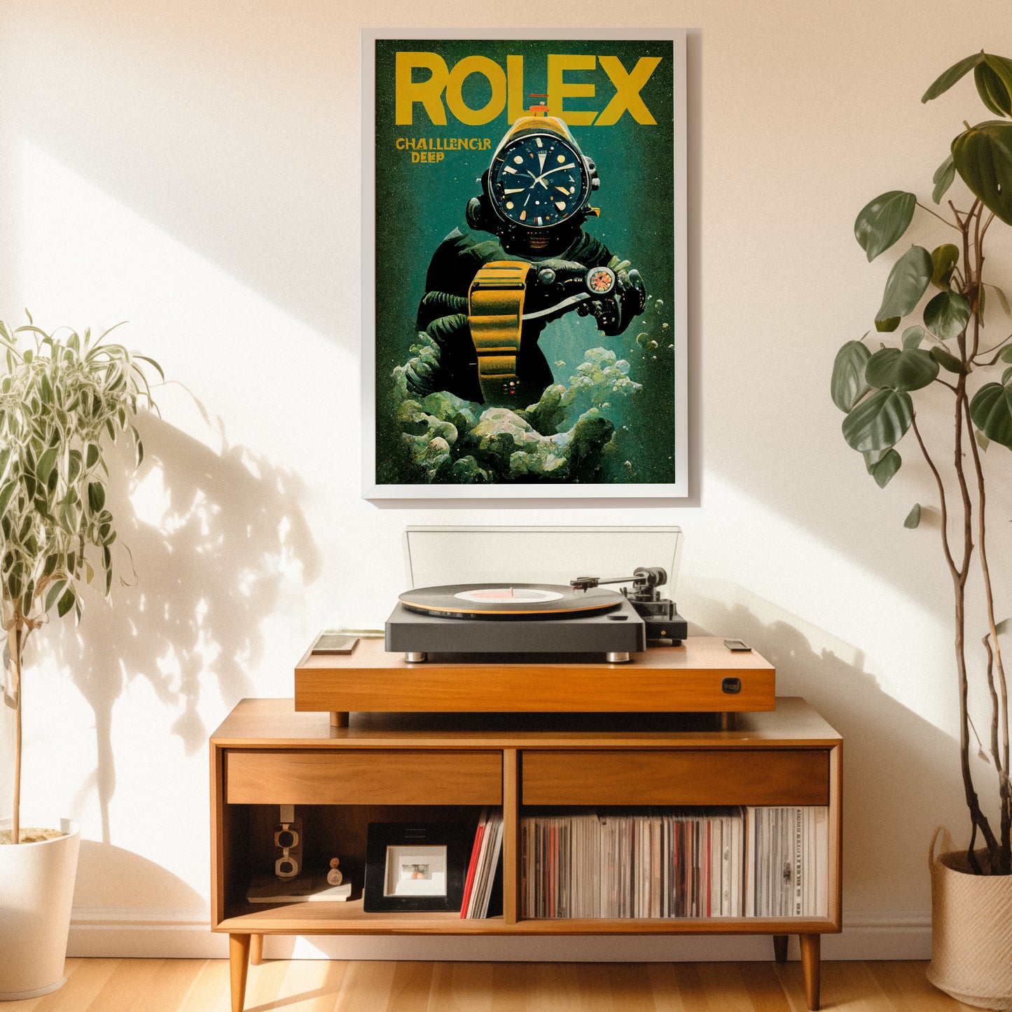 Vintage Rolex Submariner Ad Inspired Poster