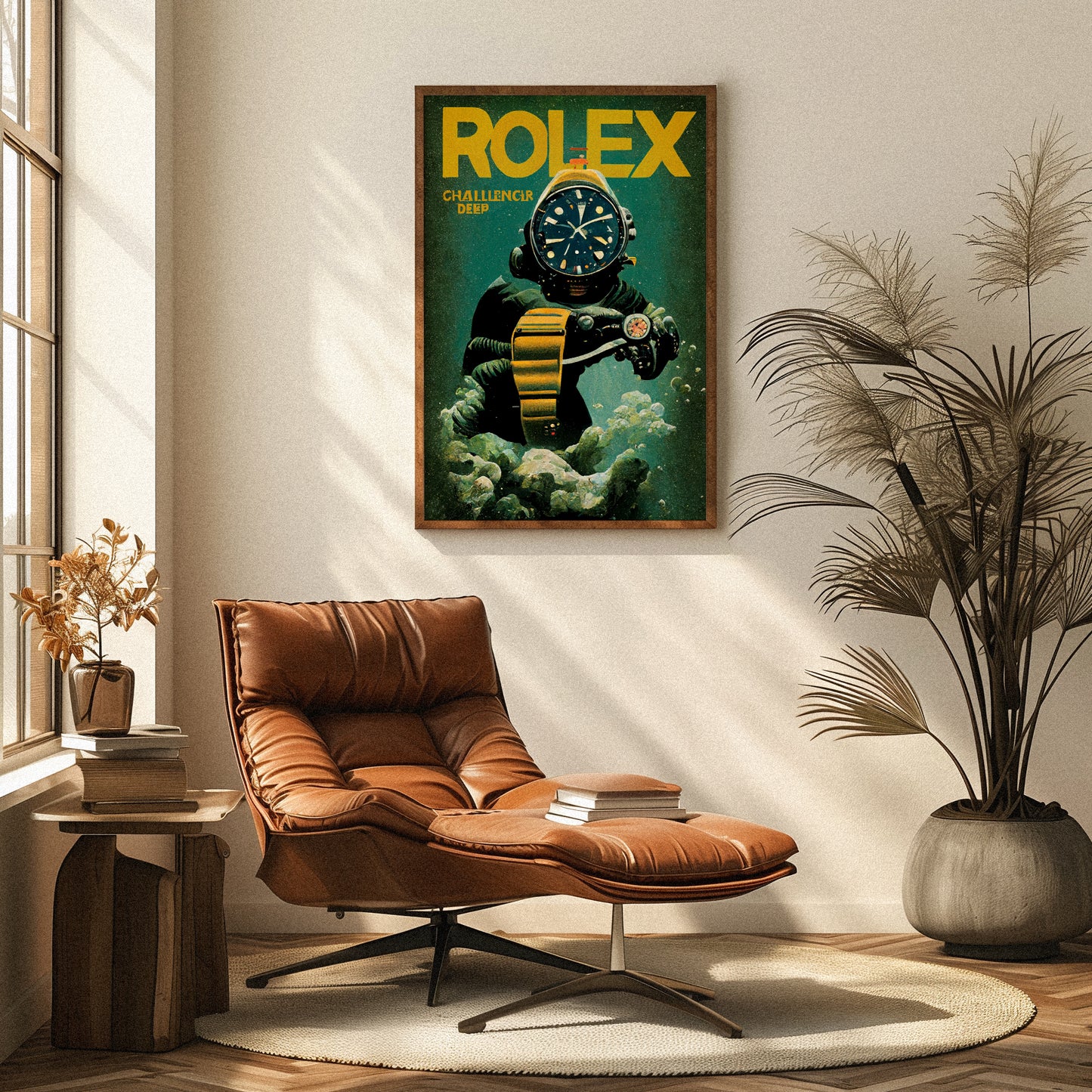 Vintage Rolex Submariner Ad Inspired Poster