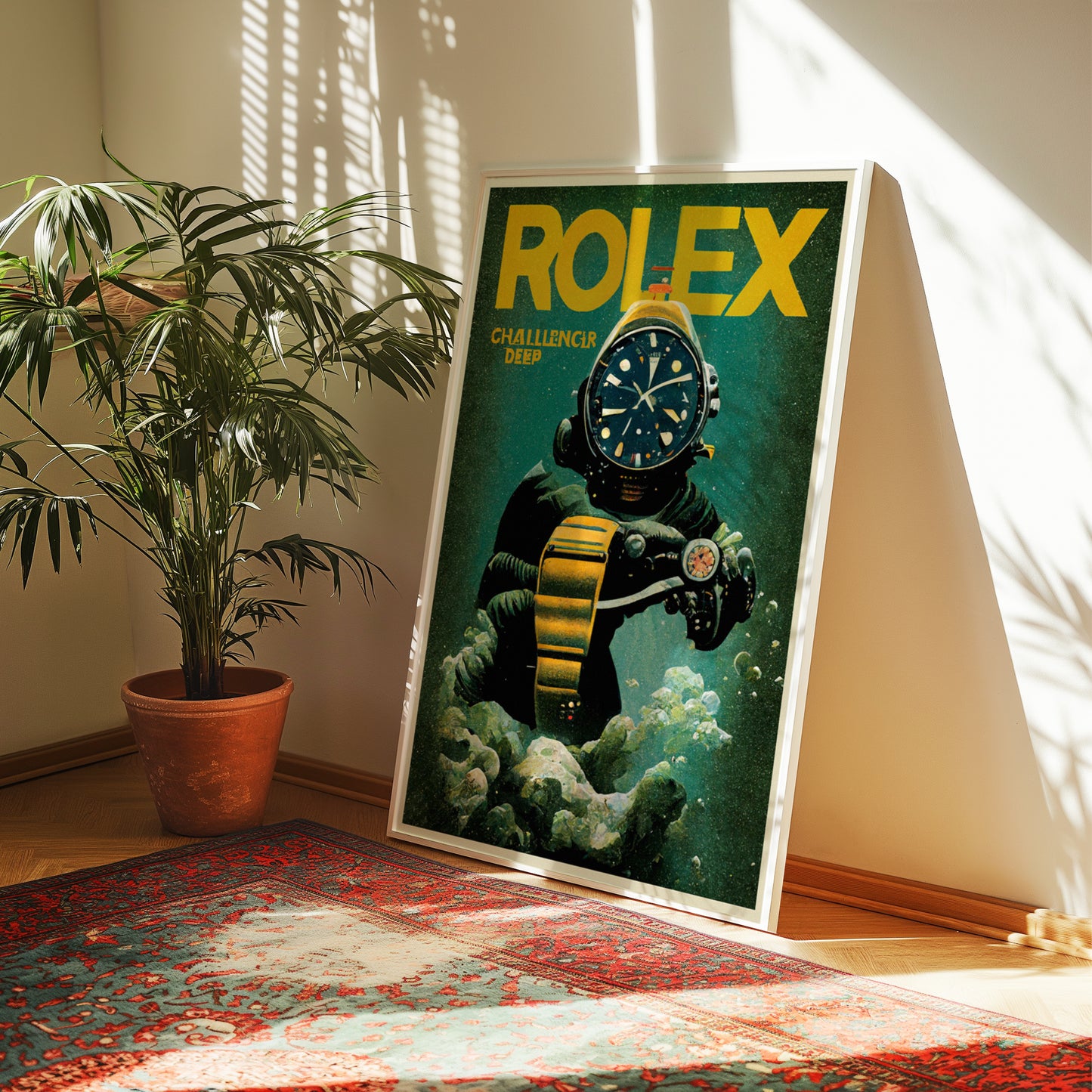 Vintage Rolex Submariner Ad Inspired Poster