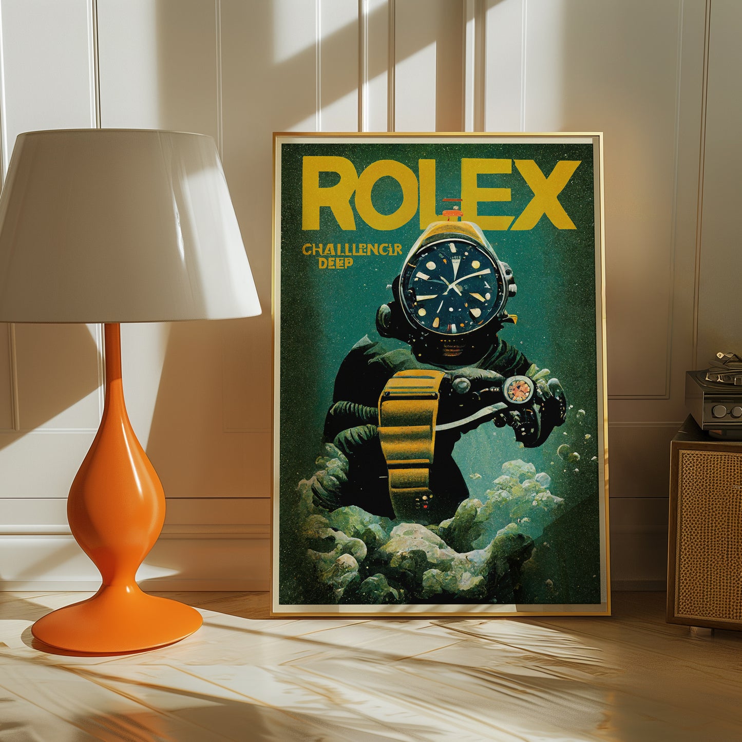 Vintage Rolex Submariner Ad Inspired Poster