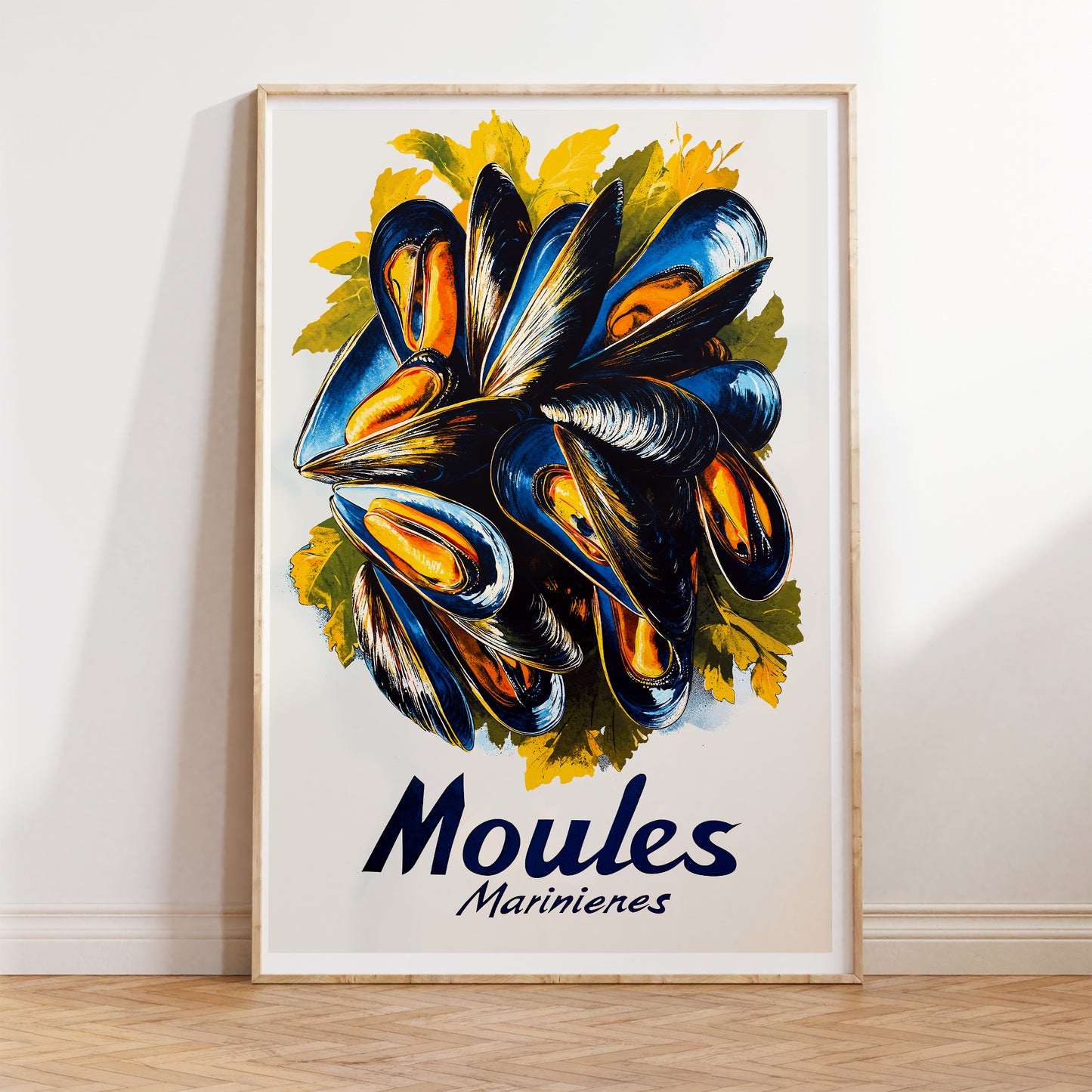 Moules Marinieres - Mussels Poster