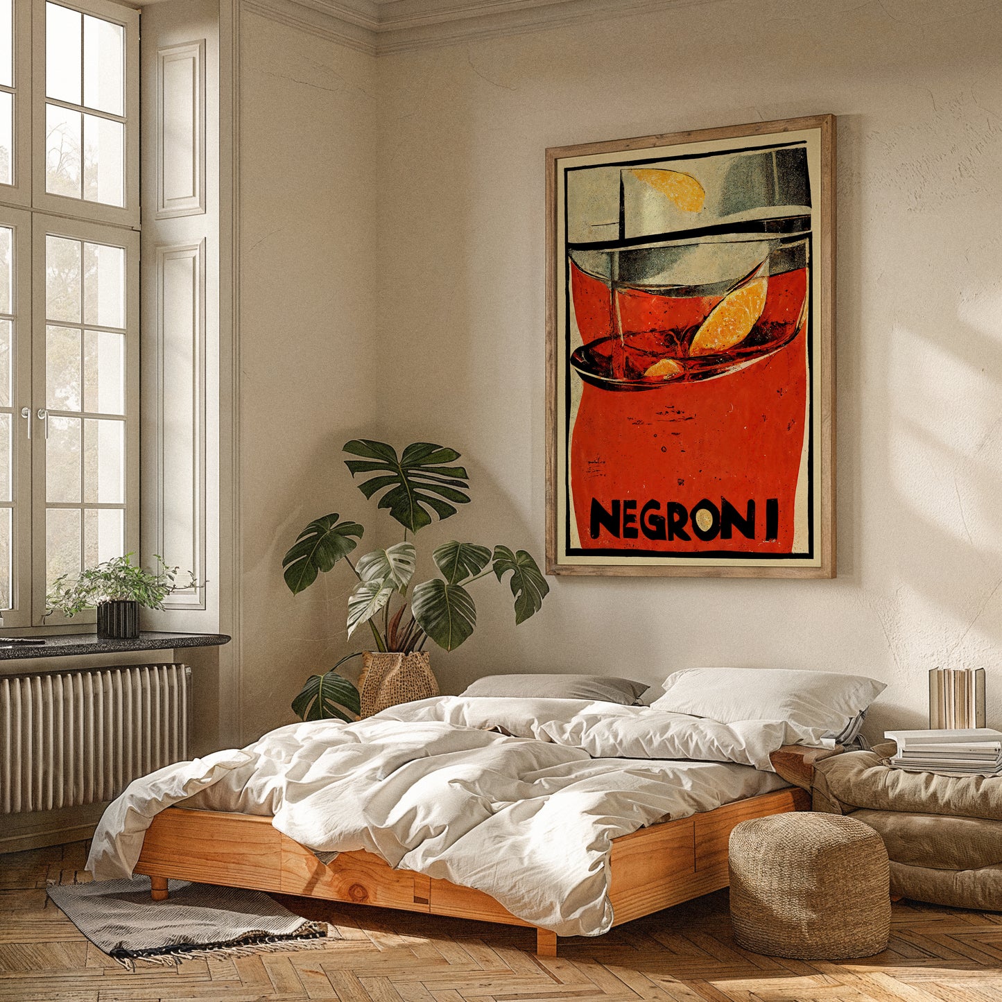 Poster Negroni Mid-Century Modern