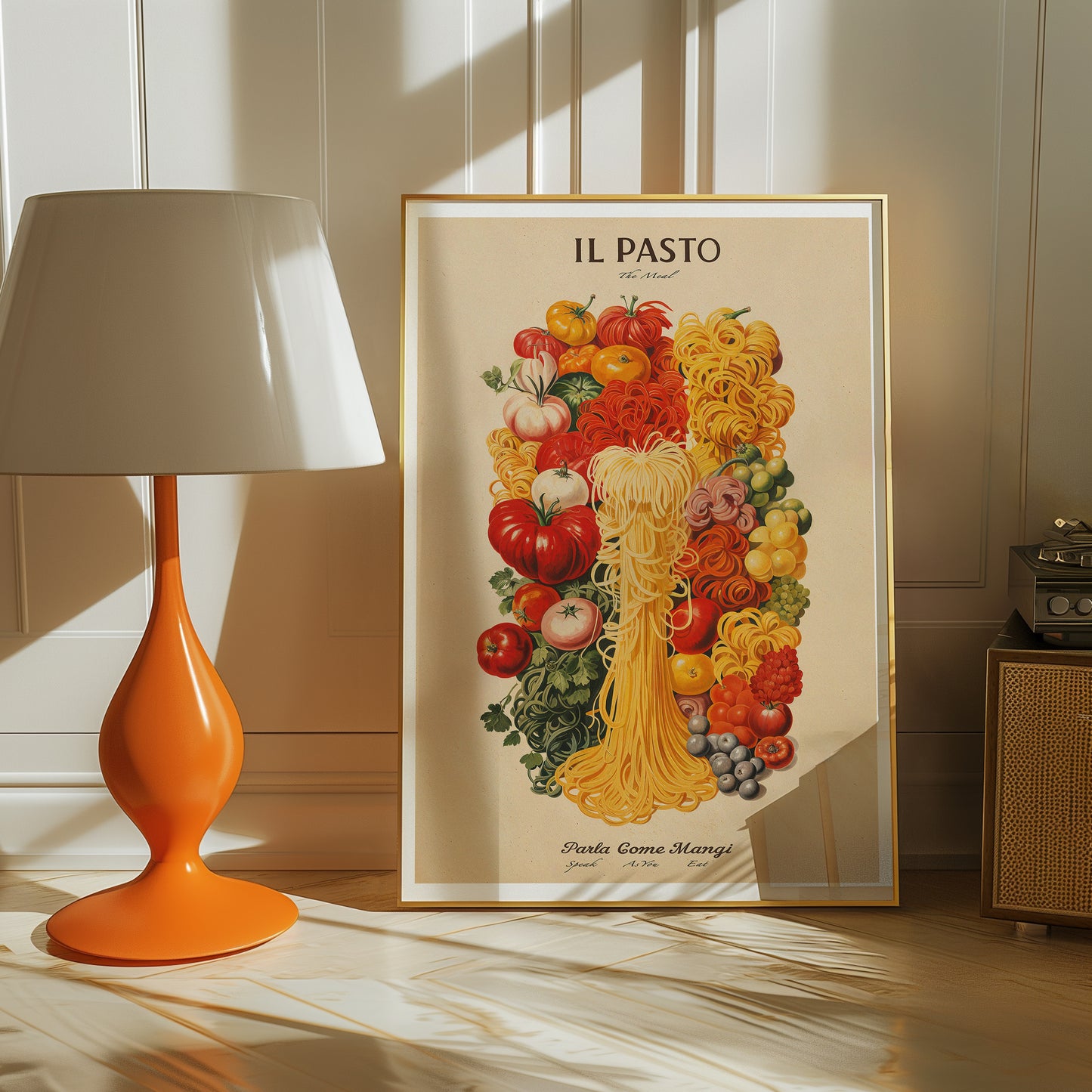 Il Pasto "The Meal" Pasta Poster