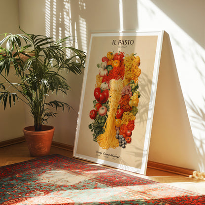 Il Pasto "The Meal" Pasta Poster