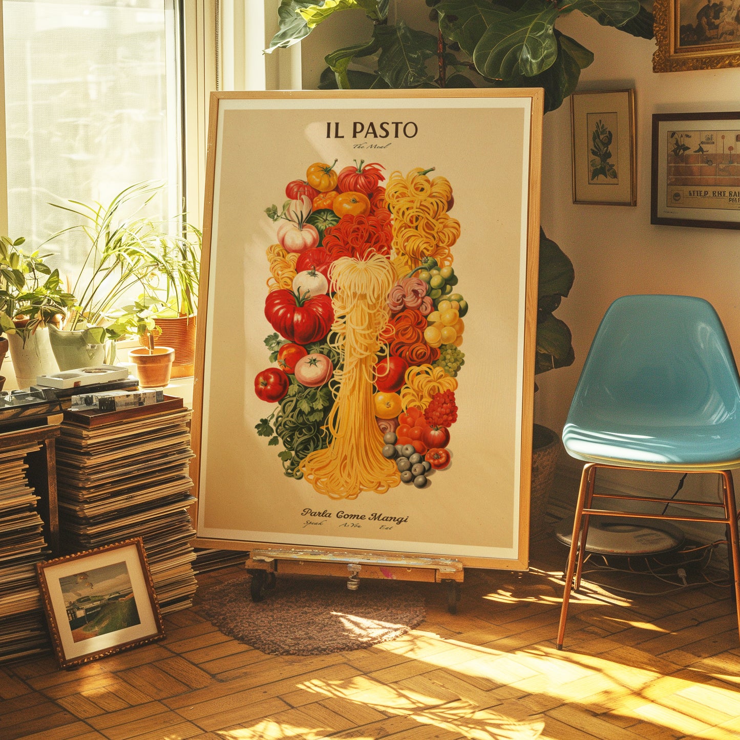 Il Pasto "The Meal" Pasta Poster