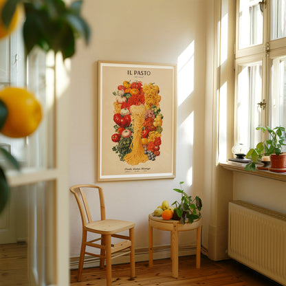 Il Pasto "The Meal" Pasta Poster