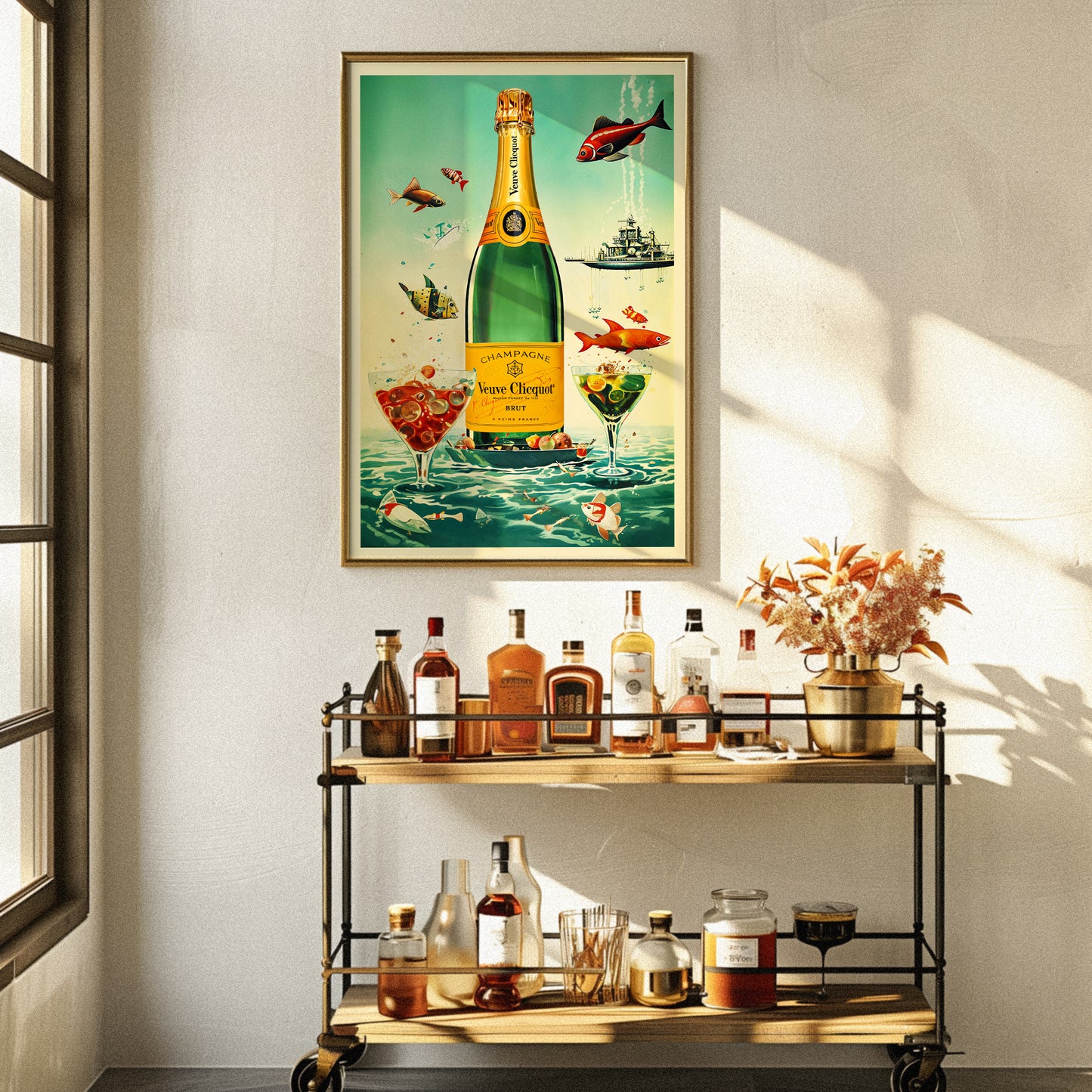 Veuve Cliquot Champagne Poster