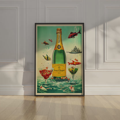 Veuve Cliquot Champagne Poster